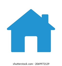 house icon blue