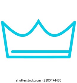 Einfache blaue Symbolumrandung. 