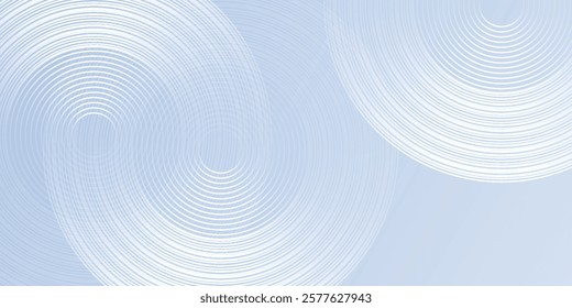 Simple blue modern background with circle elements. Digital technology modern