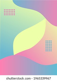 Simple blue, pink and yellow abstract background, can be used for presentations, book covers, wallpapers, backdrops
