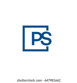 Blue Color Ps Logo High Res Stock Images Shutterstock