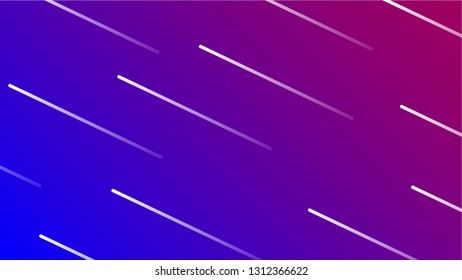 Simple blue, purple and pink gradient vector background with white parallel diagonal lines all over. The lines fade to transparent lines giving an illusion of motion