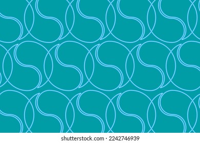 Simple blue seamless pattern.Vector geometric shape illustration