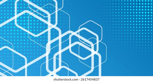 Simple blue shapes composition with white lines. Abstract background modern hipster futuristic graphic. Vector abstract background texture abstract simple design