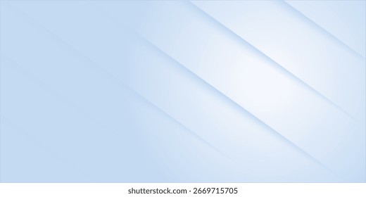 Simples quarto de estúdio azul. Fundo de luz limbo. Fundo 3d abstrato para a apresentação do produto. Mínima parede abstrata arte moderna