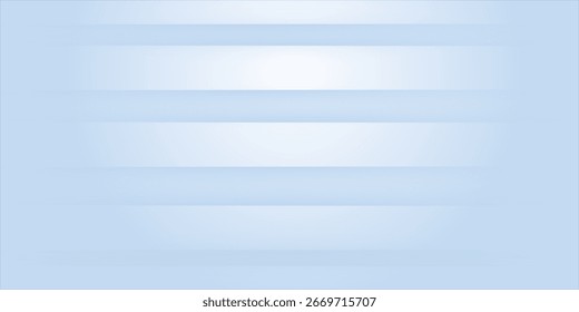 Simple habitación de estudio azul. Limbo de fondo claro. Abstractas telón de fondo 3D para la presentación del producto. Arte moderno abstracto de la pared mínima