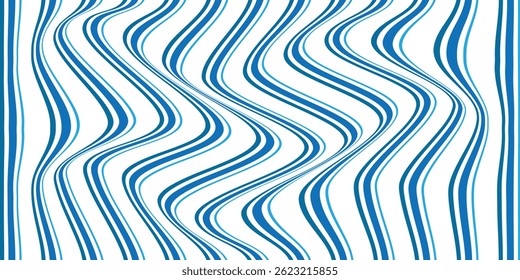 simple blue vertical wave line pattern.