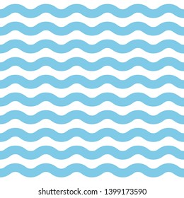 Simple blue wave lines background.