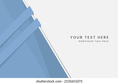 Sencillo fondo azul y blanco con un concepto corporativo moderno. Adecuado para el diseño de presentación de negocios, cabecera web, portada, fiesta, fiesta, seminario, afiche, volante.