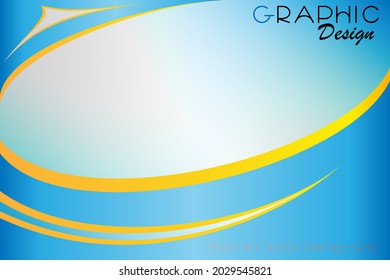 simple blue and yellow abstract  vector background design suitable for anything.