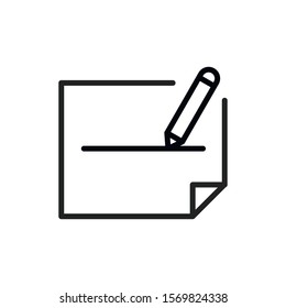 Simple blueprint line icon. Stroke pictogram. Vector illustration isolated on a white background. Premium quality symbol. Vector sign for mobile app and web sites.