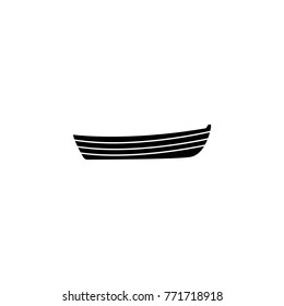 simple boat icon. Water transport elements. Premium quality graphic design icon. Simple icon for websites, web design, mobile app, info graphics on white background