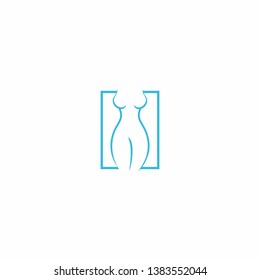 simple body logo template vector