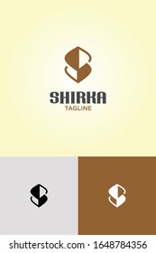 simple and bold letter s logo design