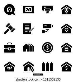 Simple bold vector icons related to start-up company. Symbols such as business, website and other start-up related items are included in this set. Editable vector, still looks perfect in medium size.