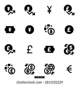 Simple bold vector icons related to start-up company. Symbols such as business, website and other start-up related items are included in this set. Editable vector, still looks perfect in medium size.