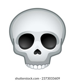 Simple bone skull Large size of emoji skull