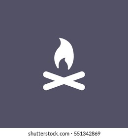 simple bonfire icon