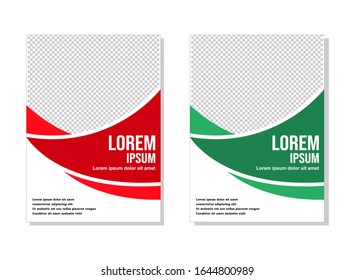plantilla de diseño de portada de libro simple ilustración vectorial aislada 