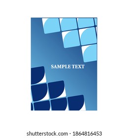 Diseño vectorial de plantilla de portada de libros simple