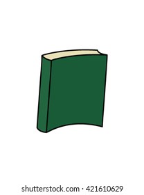 Simple book drawing vector art