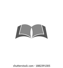 einfaches Buch geometrische Form Bildungs-Symbol-Dekoration Vektorgrafik