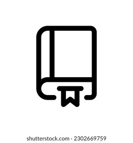 Simple Book icon. The icon can be used for websites, print templates, presentation templates, illustrations, etc