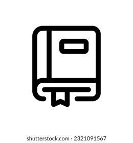 Simple Book icon. The icon can be used for websites, print templates, presentation templates, illustrations, etc