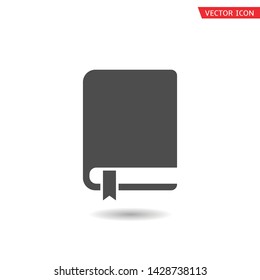 Simple Book icon. Education and library sign Vector illustration