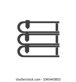 Simple book icon for father 