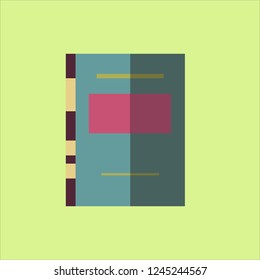 Simple book, icon, inspiration, for design and other