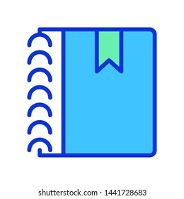 simple book icon Vector Template Flat Design