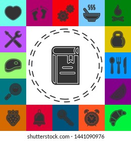 Simple Book isolated. Flat pictogram - simple icon