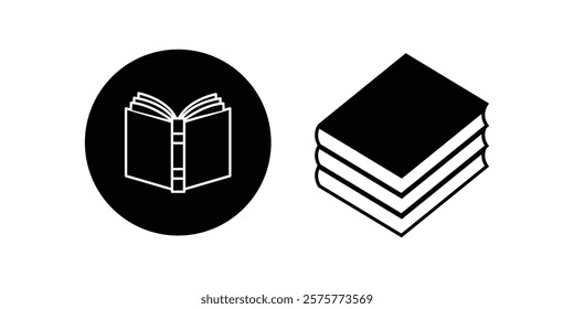 Simple book line icon. Stroke pictogram. Vector illustration isolated on a white background. Premium quality symbol. Vector sign for mobile app and web sites.