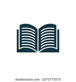 Simple book line icon. Stroke pictogram. Vector illustration isolated on a white background. Premium quality symbol. Vector sign for mobile app and web sites.