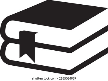 Icono del logotipo del libro simple con etiqueta