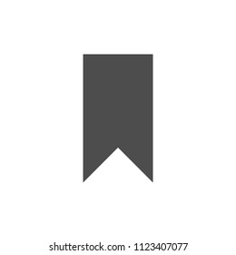 Simple bookmark tag flag isolated icon illlustration