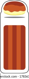 Simple Bookmarks Design from Bread in Brown