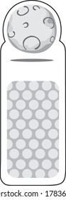 Simple Bookmarks Design from Moon in White