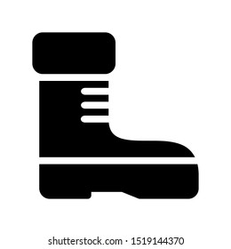 Simple boots icon vector illustration