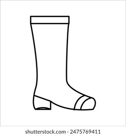 Simple boots vector icon design
