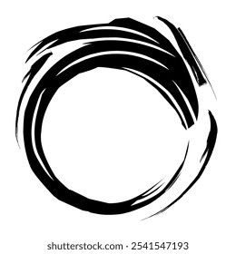 Simple border black art vector