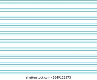 Simple Border Illustration - Blue Version
