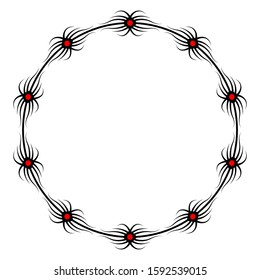 simple borders with abstract motifs, frames for text or calligraphy and banners. eliminated with isolated white background.