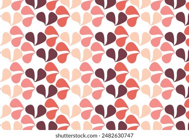 Diseño de patrón floral simple botánico y elegante vector
