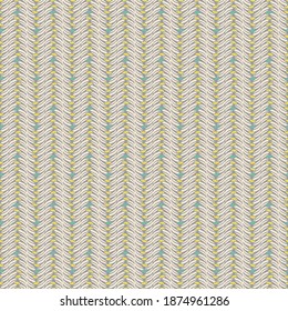 Simple botanical stripes with little tulip flowers seamless vector pattern. Surface print design for fabrics, stationery, scrapbook paper, gift wrap, home decor, textiles, backgrounds, and packaging.