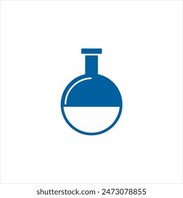 A simple boto reagent icon that can be used as a sign or logo material