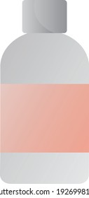 Simple bottle clip art vector illustration