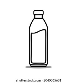simple bottle design vector, very easy to use for a variety of creative and mixed designs