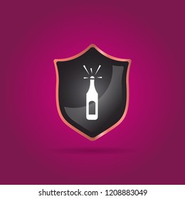 simple bottle icon